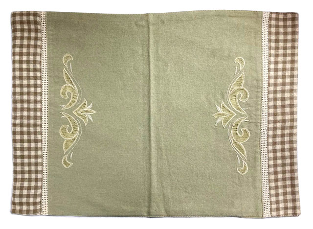 Tea mat (CAPUCINE. green) Tea mat (CAPUCINE. green)